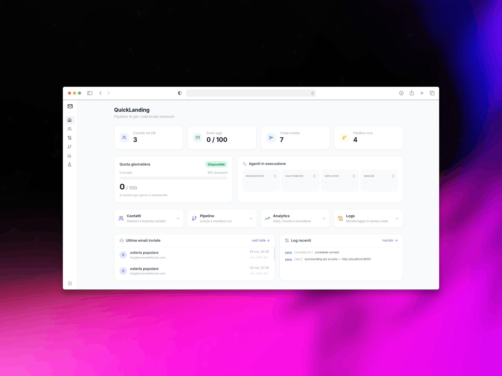 QuickLanding SaaS
